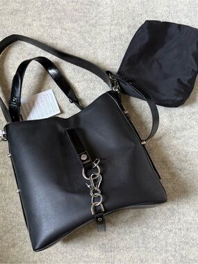 allsaints fin backpack mini AllSaints Finn Leather Backpack